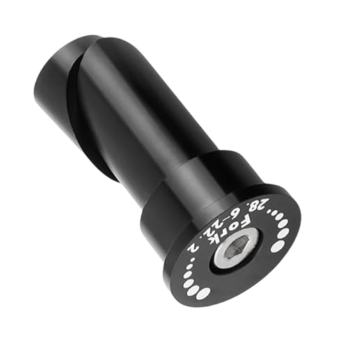 QIIIMSLSS Klappradgabel-Adapter, Rennrad, Gabel-Erweiterungsadapter, 22,2/25,4 mm auf 28,6 mm, Gabelkopfrohr-Erweiterungsadapter von QIIIMSLSS