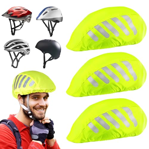 QINLECTRI 3 Packs Rain Cover for Bicycle Helmet,Bicycle Helmet Rain Cover, Bike Helmet Cover Waterproof Helmet Cover Reflective Bicycle Rain Cover for Cycling Helmets Excursions Travel QINLECTRI 3 Packs Rain Cover for Bicycle Helmet,Bicycle Helmet Rain Cover, Bike Helmet Cover Waterproof Helmet Cover Reflective Bicycle Rain Cover for Cycling Helmets Excursions Travel von QINLECTRI