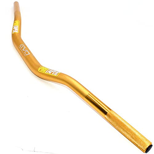 Motorrad Lenker,Motorcycle Handlebar Lenkerstange 1-1/8 Zoll Dirt Pit Bike Motocross Motorradlenker 810 mm Länge 28,5 mm PRO Aluminium(golden) von QIULKU