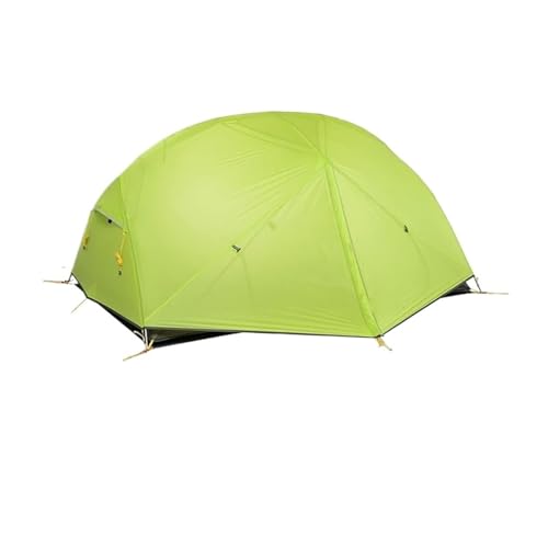 Tunnelzelte 2 Personen 20D Ultraleichtes Outdoor-Camping-Rucksackreisen-wasserdichtes Wander-Überlebenszelt biwakzelt(20D - Green) von QIUYMGFG