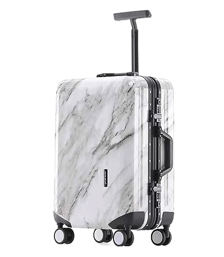 QIUYU2024 Leichte Koffer Koffer mit Rollen Handgepäck Fallsicher TSA-Zoll-Zahlenschloss Koffer Trolley von QIUYU2024