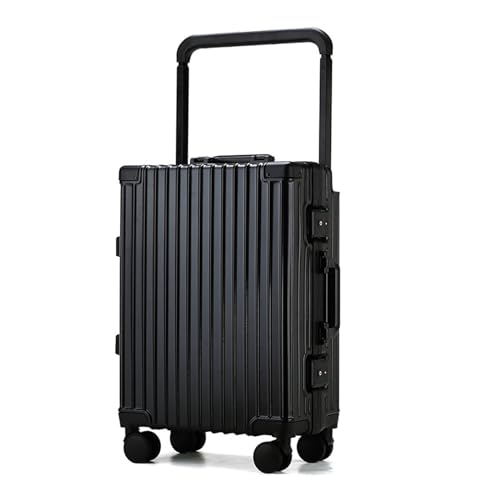 QIUYU2024 Reisekoffer mit Rollen, Gepäcktrolley mit Universalrad, Passwort-Koffer, Reisekoffer, tragbarer Trolley aus Aluminiumlegierung, Multifunktionskoffer von QIUYU2024