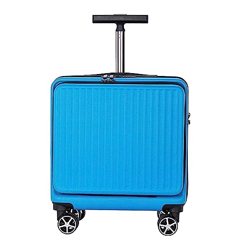 QIYIGS 16-Zoll-Koffer Business Travel Boarding Handgepäck Kratzfeste Hartschalenkoffer mit Rollen Tragbarer Koffer von QIYIGS