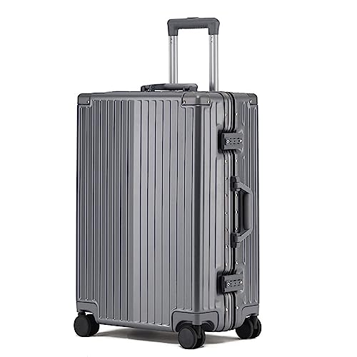 QIYIGS Handgepäckkoffer, Koffer mit USB-Ladeanschluss, Spinner-Trolley, verstellbar, geeignet für Reisen und Geschäftsreisen von QIYIGS