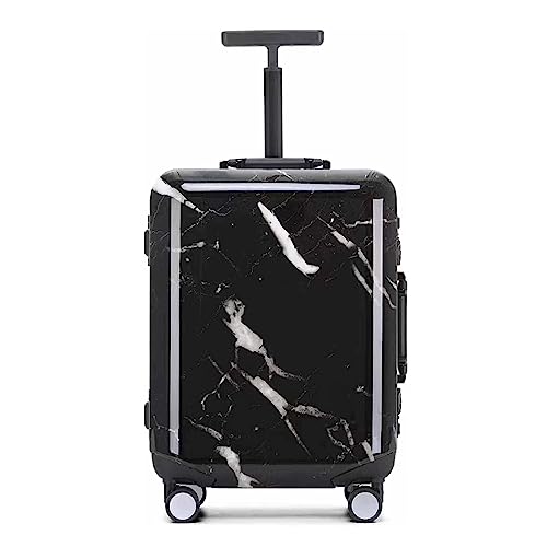 QIYIGS Tragbarer Koffer, Rollkoffer, Verstellbarer Trolley-Koffer, geeignet für Reisen und Geschäftsreisen von QIYIGS