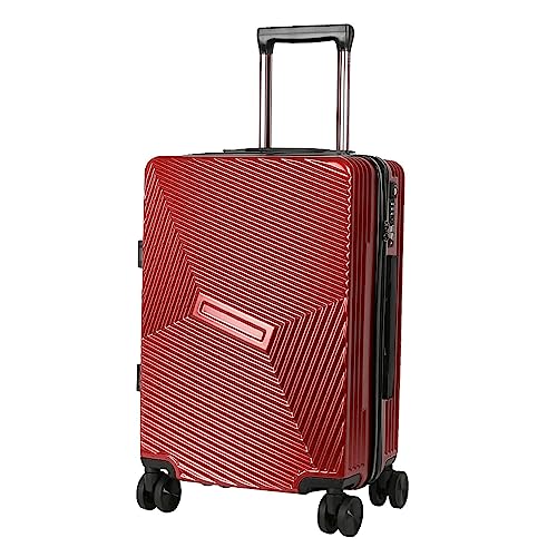 QIYIGS Tragbares Gepäck, Reisekoffer mit Aluminiumrahmen und Schwenkrädern/TSA-Schloss, Trolley-Koffer, geeignet für Flugreisen, Straßenreisen von QIYIGS