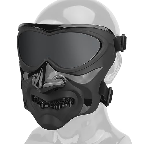 Airsoft Maske, Full Face Schädel Maske, Justierbare Taktische Maske Für Halloween Rollenspiel Outdoor Aktivitäten Airsoft Maske, Full Face Schädel Maske, Justierbare Taktische Maske Für Halloween Rollenspiel Outdoor Aktivitäten von QJYZHAN