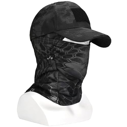 Balaclava Gesichtsmaske Einstellbare Baseball Cap Für,CS/Jagd/Paintball/Schießen/Outdoor Radfahren von QJYZHAN