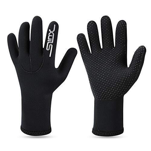 QKURT 3mm Neopren-Neoprenanzughandschuhe - warme Tauchhandschuhe, Erwachsene Fünf-Finger-Tauchhandschuhe zum Tauchen, Surfen, Kajakfahren, Schnorcheln, Segeln, Bootfahren QKURT 3mm Neopren-Neoprenanzughandschuhe - warme Tauchhandschuhe, Erwachsene Fünf-Finger-Tauchhandschuhe zum Tauchen, Surfen, Kajakfahren, Schnorcheln, Segeln, Bootfahren von QKURT