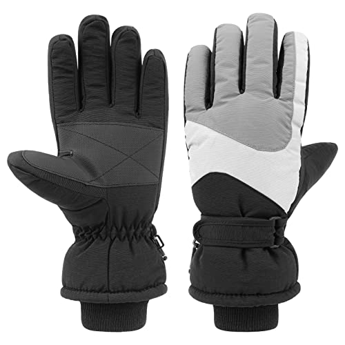 QKURT Kinder Jungen Skihandschuhe, wasserdichte Winterhandschuhe Warme Fleecehandschuhe Schneefeste Snowboardhandschuhe Isolierte Thermohandschuhe Handschuhe für kaltes Wetter QKURT Kinder Jungen Skihandschuhe, wasserdichte Winterhandschuhe Warme Fleecehandschuhe Schneefeste Snowboardhandschuhe Isolierte Thermohandschuhe Handschuhe für kaltes Wetter von QKURT