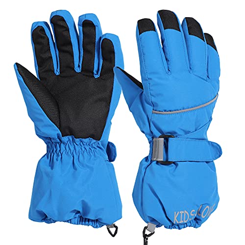 QKURT Kinder Skihandschuhe, Snowboard Handschuhe Schneehandschuhe wasserdichte und Winddichte Winter Fäustlinge für 4-14 Jahre Mädchen und Jungen Skifahren Snowboard Reiten Laufen Wandern Radfahren QKURT Kinder Skihandschuhe, Snowboard Handschuhe Schneehandschuhe wasserdichte und Winddichte Winter Fäustlinge für 4-14 Jahre Mädchen und Jungen Skifahren Snowboard Reiten Laufen Wandern Radfahren von QKURT