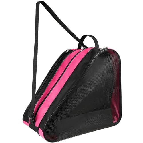 QKURT Rollschuh Tasche Kinder, Skischuhtasche mit Verstellbar Trageriemen, Schlittschuh Tasche mit Henkeln, Ice Skate Eishockey-Bag mit Reißverschluss & Fächern, Rollschuhtasche für Jungen und Mädchen QKURT Rollschuh Tasche Kinder, Skischuhtasche mit Verstellbar Trageriemen, Schlittschuh Tasche mit Henkeln, Ice Skate Eishockey-Bag mit Reißverschluss & Fächern, Rollschuhtasche für Jungen und Mädchen von QKURT