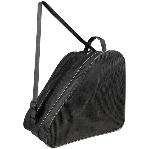 QKURT Rollschuh Tasche Kinder, Skischuhtasche mit Verstellbar Trageriemen, Schlittschuh Tasche mit Henkeln, Ice Skate Eishockey-Bag mit Reißverschluss & Fächern, Rollschuhtasche für Jungen und Mädchen QKURT Rollschuh Tasche Kinder, Skischuhtasche mit Verstellbar Trageriemen, Schlittschuh Tasche mit Henkeln, Ice Skate Eishockey-Bag mit Reißverschluss & Fächern, Rollschuhtasche für Jungen und Mädchen von QKURT