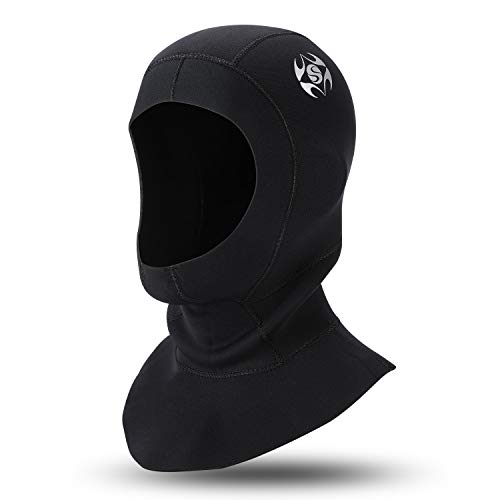 QKURT Schnorchelhut 3 mm Neopren-Tauchhaube, mit Flow Vent zum Entfernen von Lufteinschlüssen, Unisex-Surfing-Segelkappe Neoprenanzüge zum Schnorcheln Scuba, und andere Wassersportarten QKURT Schnorchelhut 3 mm Neopren-Tauchhaube, mit Flow Vent zum Entfernen von Lufteinschlüssen, Unisex-Surfing-Segelkappe Neoprenanzüge zum Schnorcheln Scuba, und andere Wassersportarten von QKURT
