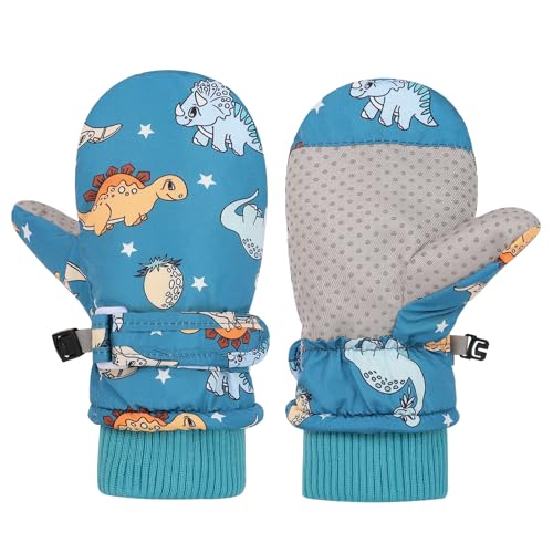 QKURT Skihandschuhe für Kinder, wasserdichte Schneehandschuhe, Niedliche Cartoon-Handschuhe, Winddichte und rutschfeste Fäustlinge, Warme Fäustlinge für Jungen und Mädchen im Alter von 2–8 Jahren QKURT Skihandschuhe für Kinder, wasserdichte Schneehandschuhe, Niedliche Cartoon-Handschuhe, Winddichte und rutschfeste Fäustlinge, Warme Fäustlinge für Jungen und Mädchen im Alter von 2–8 Jahren von QKURT
