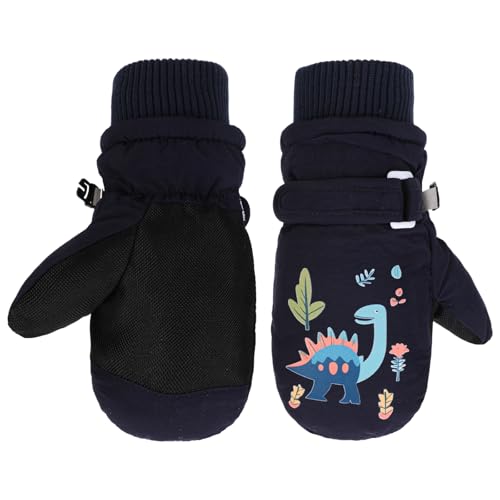 QKURT Skihandschuhe für Kinder, wasserdichte Schneehandschuhe, Niedliche Cartoon-Handschuhe, Winddichte und rutschfeste Fäustlinge, Warme Fäustlinge für Jungen und Mädchen im Alter von 2–8 Jahren QKURT Skihandschuhe für Kinder, wasserdichte Schneehandschuhe, Niedliche Cartoon-Handschuhe, Winddichte und rutschfeste Fäustlinge, Warme Fäustlinge für Jungen und Mädchen im Alter von 2–8 Jahren von QKURT