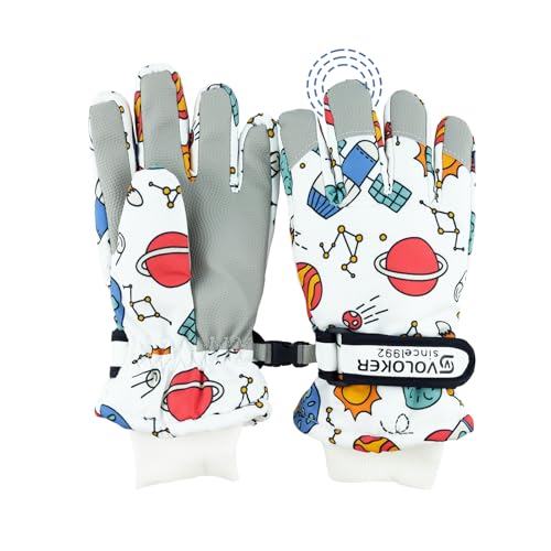 QKURT Skihandschuhe für Kinder, wasserdichte Schneehandschuhe mit Touchscreen, Fahrradhandschuhe für den Winter für Jungen und Mädchen im Alter von 2-10 Jahren QKURT Skihandschuhe für Kinder, wasserdichte Schneehandschuhe mit Touchscreen, Fahrradhandschuhe für den Winter für Jungen und Mädchen im Alter von 2-10 Jahren von QKURT