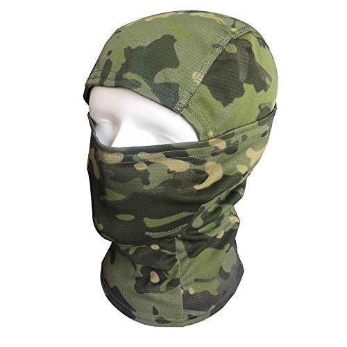 QMFIVE Taktische Airsoft Outdoor - Jagd - Ninja - Hood Tarnung Flexible voll schützende Maske (WC) von QMFIVE
