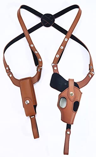 Vertikales Schulterholster Pistolenholster Hidden Underarm Holster Mit Magazintaschen Allgemeines Vertikales Pistolenholster Einstellbar Für Rechts- Und Linkshänder Brown Vertikales Schulterholster Pistolenholster Hidden Underarm Holster Mit Magazintaschen Allgemeines Vertikales Pistolenholster Einstellbar Für Rechts- Und Linkshänder Brown von QMZDXH