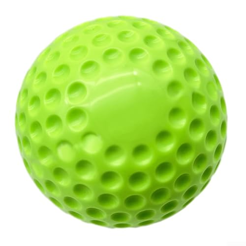 QOXEZY Noppen-Baseball-Softball für Pitching, Maschinenschlagübungen, Noppen-Übungsbälle, für Hand-Augen-Koordination, Schlagen, Feld (30,5 cm, fluoreszierendes Grün) von QOXEZY