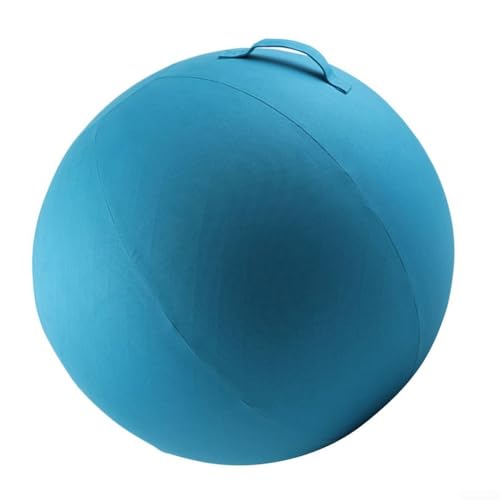 QOXEZY Praktisch faltbare Yoga-Ball-Abdeckung, weiches Baumwollmaterial für einfache Handhabung und Lagerung, Blau von QOXEZY