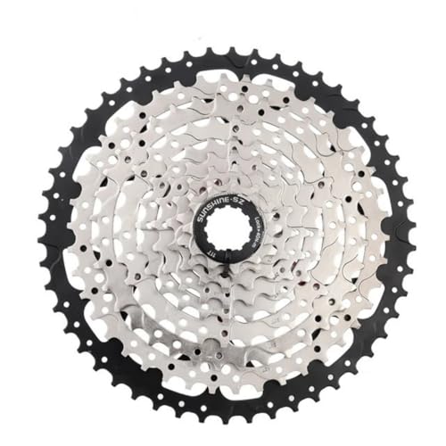 QQY 8/9 / 10/11 Gang Kassette, 11-32T / 11-36T / 11-40T / 11-42T / 11-46T / 11-50T Wide Ratio Mountain Bike Freilauf Ritzel (9 Speeds 11-50T) von QQY