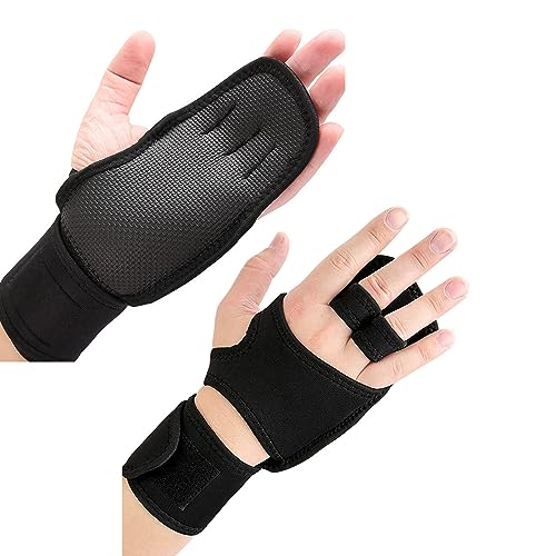 Belüftete Fitness-Handschuhe für Herren mit integrierter Handgelenkstütze für Workout, Gewichtheben, Workout-Handschuhe für Damen, Cross-Training-Handschuhe mit Handgelenkstütze, Fitness-Handschuhe von QRONCES