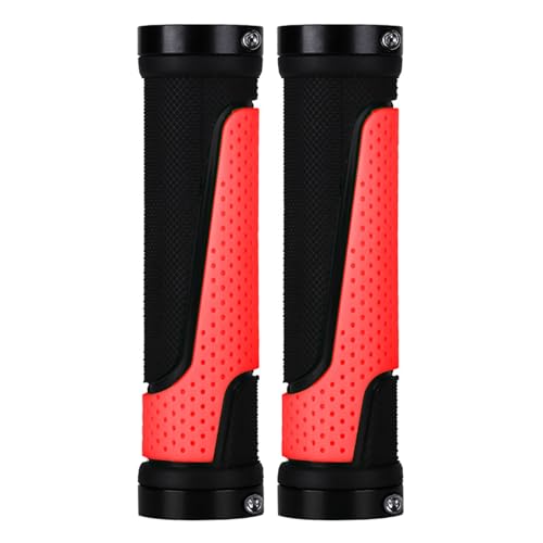 QRONCES 1 Pair Shock Absorbing Soft Mountain Road Bike Handlebar Grips Bicycles Rubber Cover Handlebar Grips Bike Grips von QRONCES