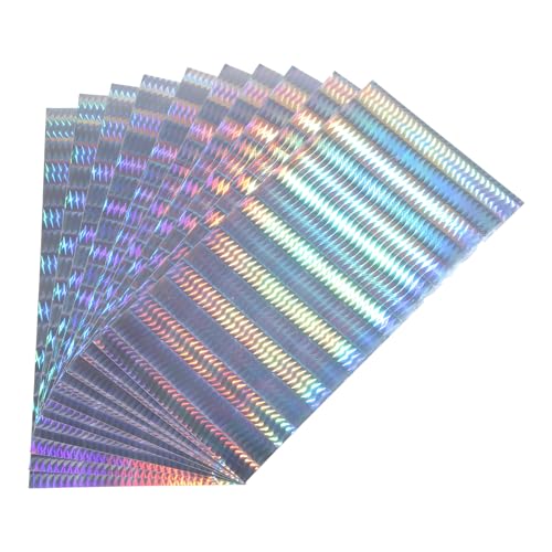 QRONCES 10 Stück reflektierende Fischschuppen-Aufkleber, holografische Klebefolie, Köderband, harte Köder, Köder Aufkleber für Köder QRONCES 10 Stück reflektierende Fischschuppen-Aufkleber, holografische Klebefolie, Köderband, harte Köder, Köder Aufkleber für Köder von QRONCES