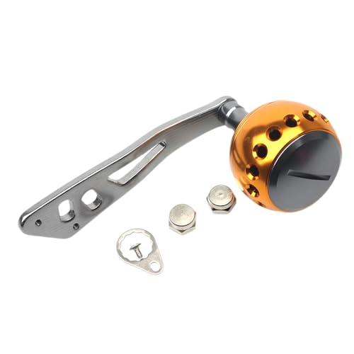 QRONCES Angelrolle Griff Baitcastrolle Angelrolle Griff Set Power Handle Knob Grip Ersatz Montage Teil von QRONCES