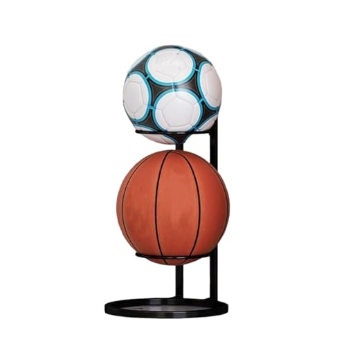 QRONCES Basketball Aufbewahrungsregal Rollender Ball Vertikales Präsentationsregal Fußballständer Abnehmbare Garage Ball Bedienen von QRONCES