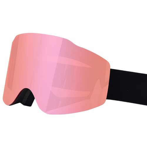 QRONCES Snowboardbrille, UV-Schutz, Anti-Beschlag, Weitsicht, Skibrille für Herren und Damen, kratzfeste Überbrille, Schneebrille, Wintersportbrille von QRONCES