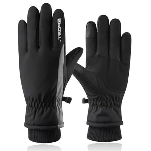 QRONCES Winterhandschuhe, Thermo-Touchscreens, Skihandschuhe, winddicht, warm, zum Skifahren, Snowboarden, Schaufeln, Radfahren, Wandern, Schneehandschuhe von QRONCES