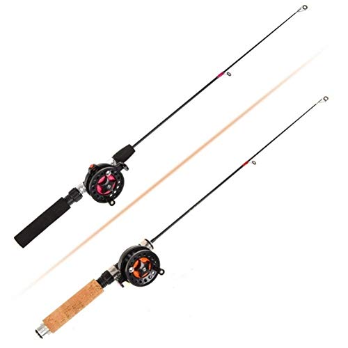 Angelruten Ice Angelruten Angelrollen zu Rod Combo Pen Pole Köder wählen Tackle Spinning Casting Fest Rod 225(Light Grey) von QSCTYG