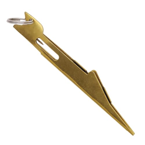 QSTDGVPW Fast Knot Line Tyer Fly Fhing Knot Tool Tyer Fast Tie Bindewerkzeug Knotting Tool Nail Knot Tyer Tool, Gold QSTDGVPW Fast Knot Line Tyer Fly Fhing Knot Tool Tyer Fast Tie Bindewerkzeug Knotting Tool Nail Knot Tyer Tool, Gold von QSTDGVPW