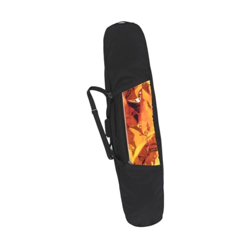 QSTDGVPW Snowboard Tasche, Snowboard Tragetasche, Wasserabweisende Skate Tasche, Reisetransport für Snowboard Roadtrips, Wintersport, Schwarz von QSTDGVPW