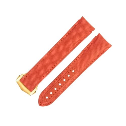 QSYJCCXD 20 mm graues Nylon -Stoff -Uhrband -Fit für Omega -Gurt für AT150 Seamaster 300 Planet Ocean de Ville Speedmaster Gebogene Ende Watch Band von QSYJCCXD