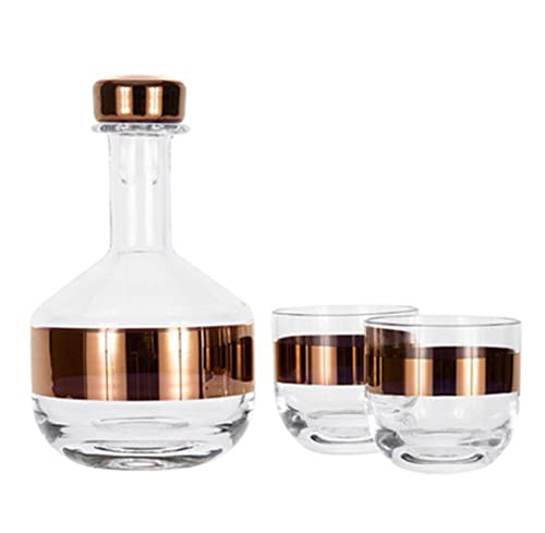 QTANZIQI Kristall-Old-Fashioned-Whisky-Gläser-Set, 2 Stück, einzigartiges Bourbon-Glas, Old-Fashioned-Likör, Wodka, Bourbon, Cocktail, Scotch, Tumbler, Bar-Gläser-Set, Boyfriend (Typ 2) von QTANZIQI