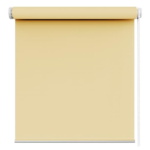 QTANZIQI Thermo-Verdunkelungsrollo 40 x 240 cm, ohne Bohren, lichtdurchlässig und verdunkelnd, Verdunkelungsvorhänge-Rollo, Verdunkelungsrollo, Rollo, für jeden Raum, Farbe Creme von QTANZIQI