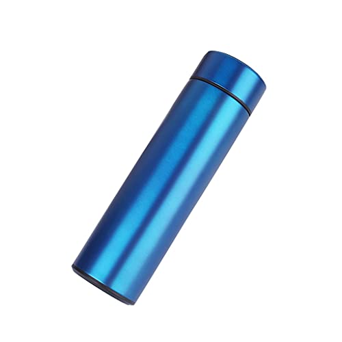 QTANZIQI Thermos-Wasserflasche für den täglichen Gebrauch, isolierter Reisebecher aus Edelstahl 304, hält das Getränk etwa 10 Stunden lang heiß und kalt, Rot, Blau Silk Pillowcase von QTANZIQI