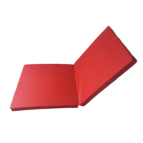 QTANZIQI Trainingsmatte, zweifach faltbar, PU-Gymnastik-Tumbling-Matte, verwendet im Kindergarten-Sprungtraining, Yoga, Kampfsport, 120 x 60 x 5 cm von QTANZIQI