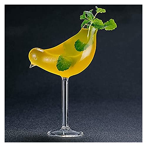QTANZIQI Whisky-Dekanter-Sets für Männer, gravierter Cocktail-Kelch in Vogelform, Modellierglas, Weinkelch Silk Pillowcase von QTANZIQI