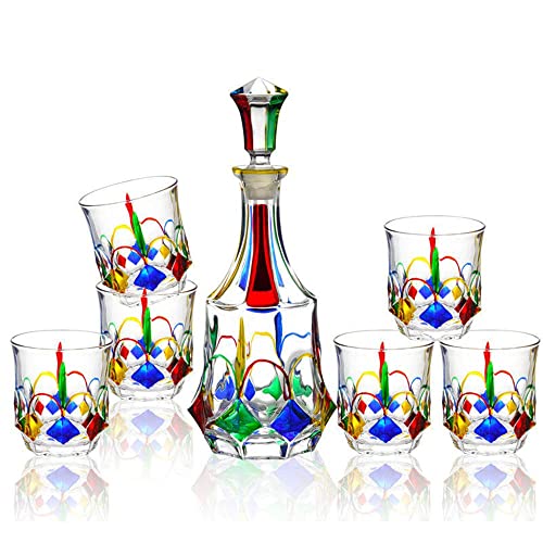 QTANZIQI Whiskyglas, altmodische Cocktailgläser, Trinkgläser, Bourbongläser, Gläser mit schwerem Boden, Schnapsbecher-Set, Wodka-Likörgläser, 2/4/6er-Pack (Typ 3) von QTANZIQI