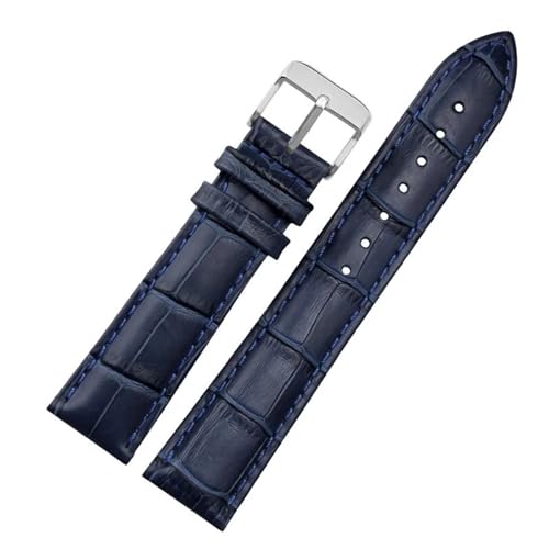 QTYQWC 12 14 16 18 19 20 21 22 23 mm Blaue Farbe Echtleder Uhrenarmband Herren- und Damenarmband für Citizen Rossini Uhrenarmband von QTYQWC