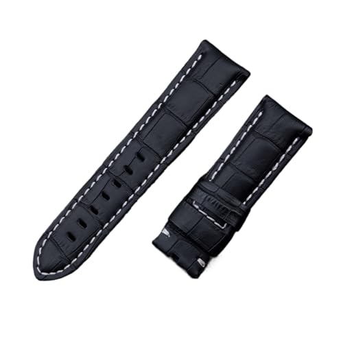 QTYQWC 22mm 24mm 26mm Italien Lederarmband kompatibel mit Panerai Armband Uhrenarmband mit Dornschließe PAM441/111/386 Zubehör von QTYQWC