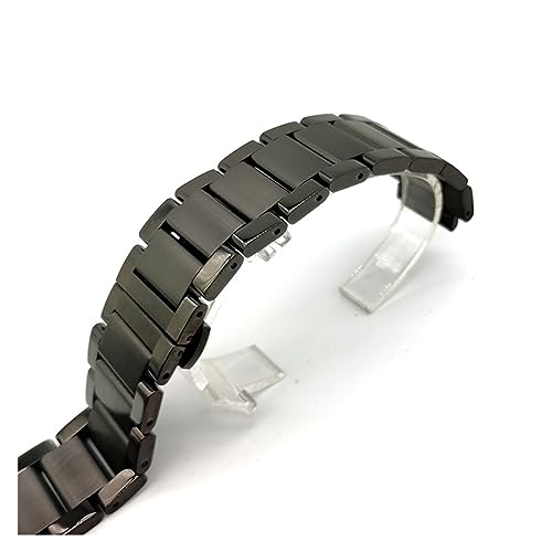 QTYQWC 26 mm x 19 mm Uhrenarmband aus Metall und Edelstahl, kompatibel mit Uhrenarmband der Big Bang-Serie von QTYQWC