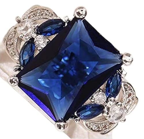 QTYQWC 925 Silber Riesiger natürlicher 4 Karat Tansanit Ring Braut Hochzeit Verlobung Größe 6-10 QTYQWC 925 Silber Riesiger natürlicher 4 Karat Tansanit Ring Braut Hochzeit Verlobung Größe 6-10 von QTYQWC