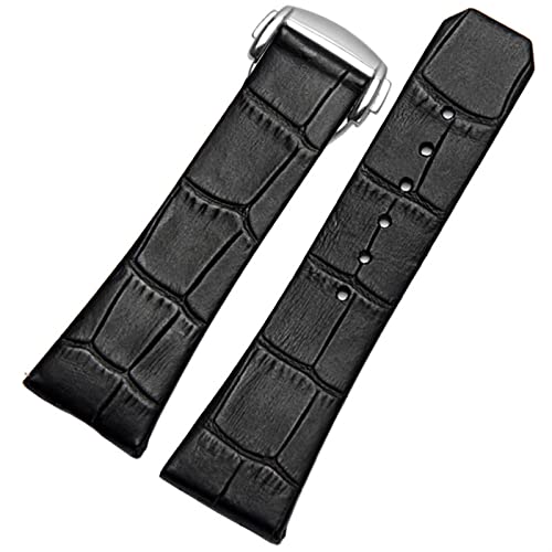 QTYQWC Echtes Leder Uhrenarmband für Omega Constellation Double Eagle Serie Herren Damen 17mm 23mm Armband von QTYQWC