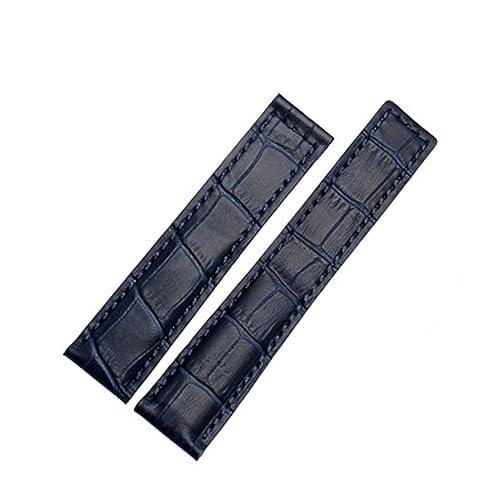 QTYQWC Echtes Lederarmband 19mm 20mm 22m für Tag Heuer Armband Herren Armbanduhren Band Zubehör Faltschließe Lederarmband von QTYQWC