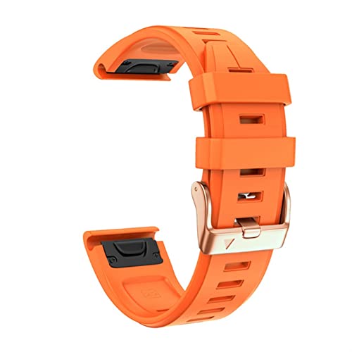 QTYQWC Für Fenix ​​6S 5S Watchband 20mm Armband für Fenix ​​6s Pro 5s Plus Roségold -Schnalle Silikon -Schnellhandgelenkbänder von QTYQWC